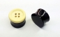 Preview: Knopf Plugs 16mm Paar 1,6cm Tunnels Plug Kokos